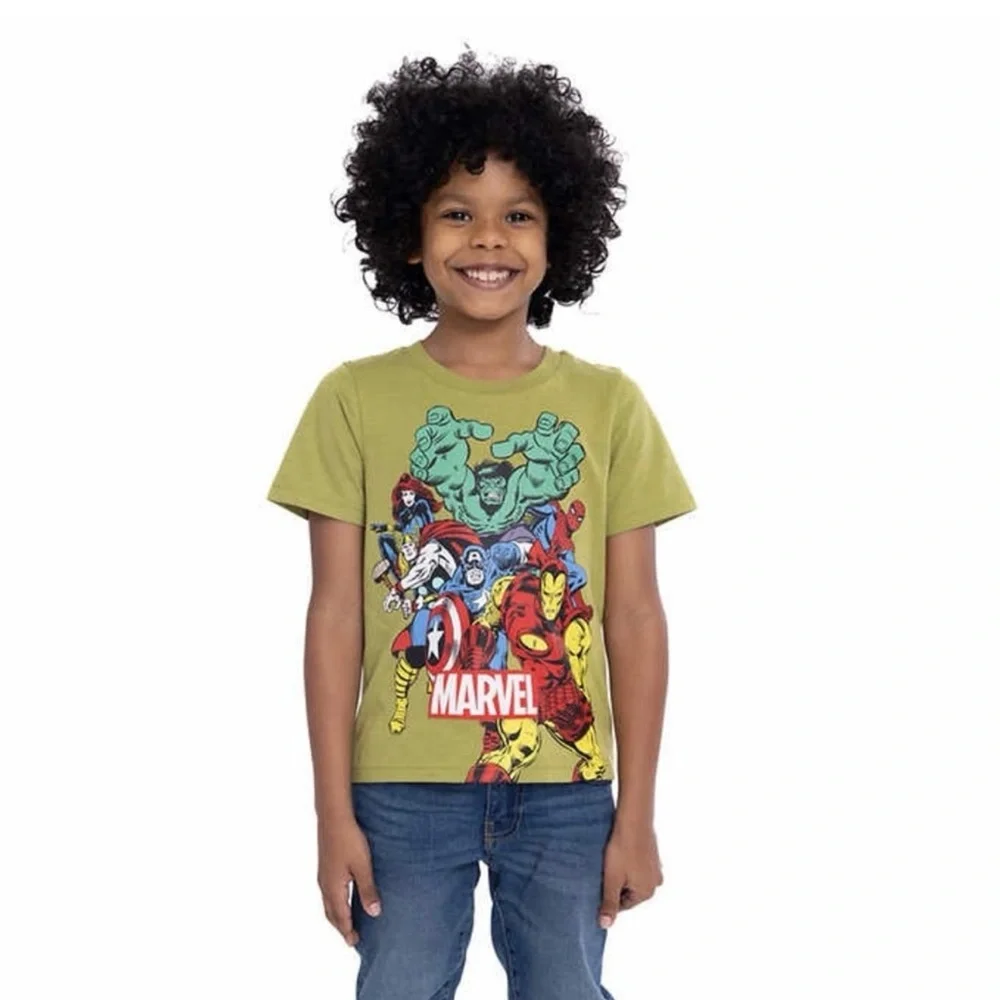 Bundle of Marvel Spider-Man Character Kids' Denim Jacket and T-Shirt Set size 2T